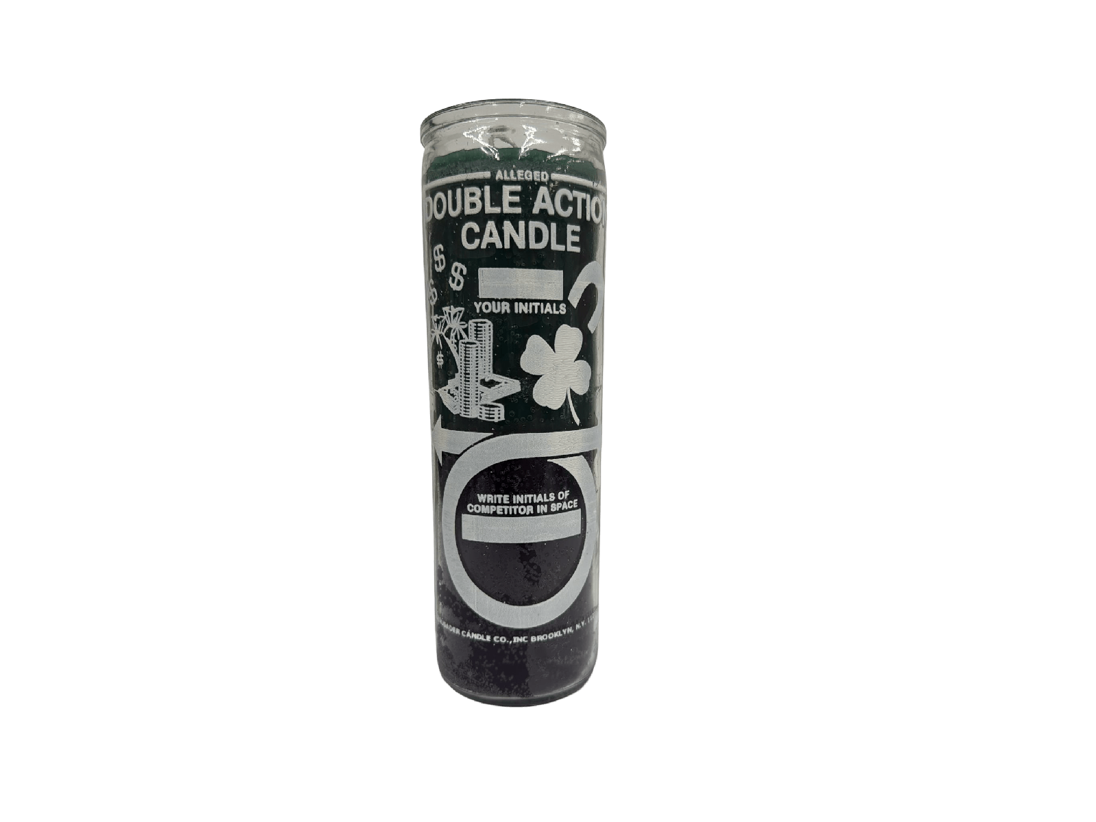 Green & Black Double Action Candle