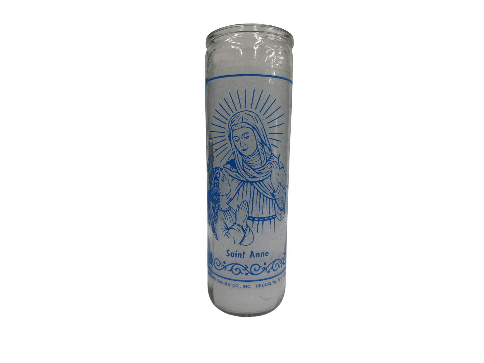 Saint Anne White Candle
