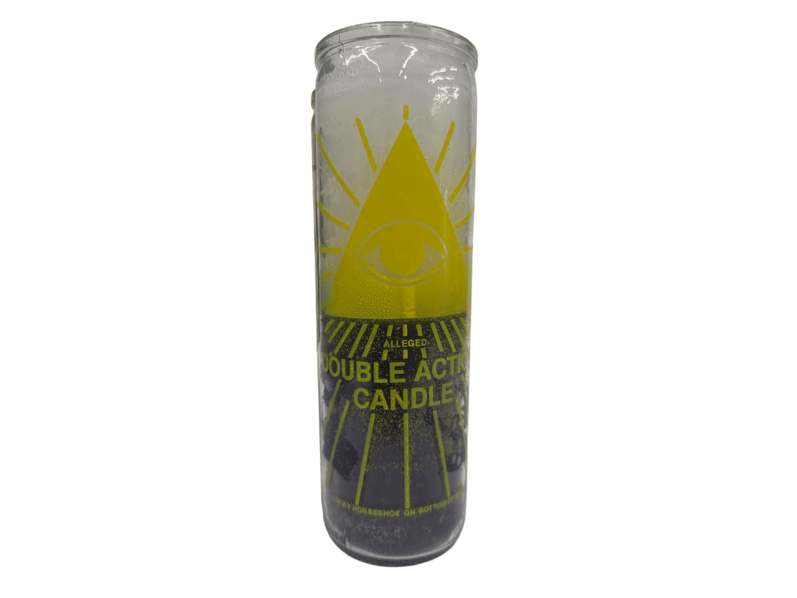 Yellow & Black Double Action Candle