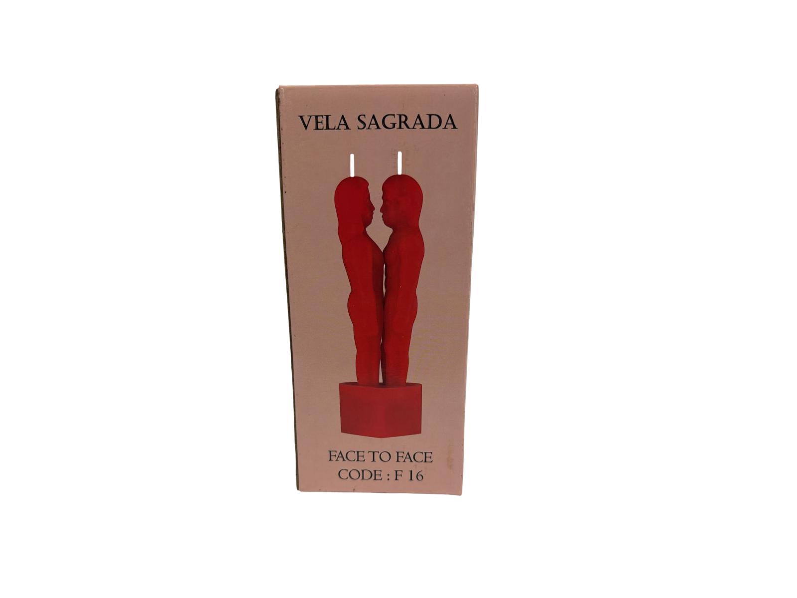 Red Sacred Candle – Face to Face_ code F16