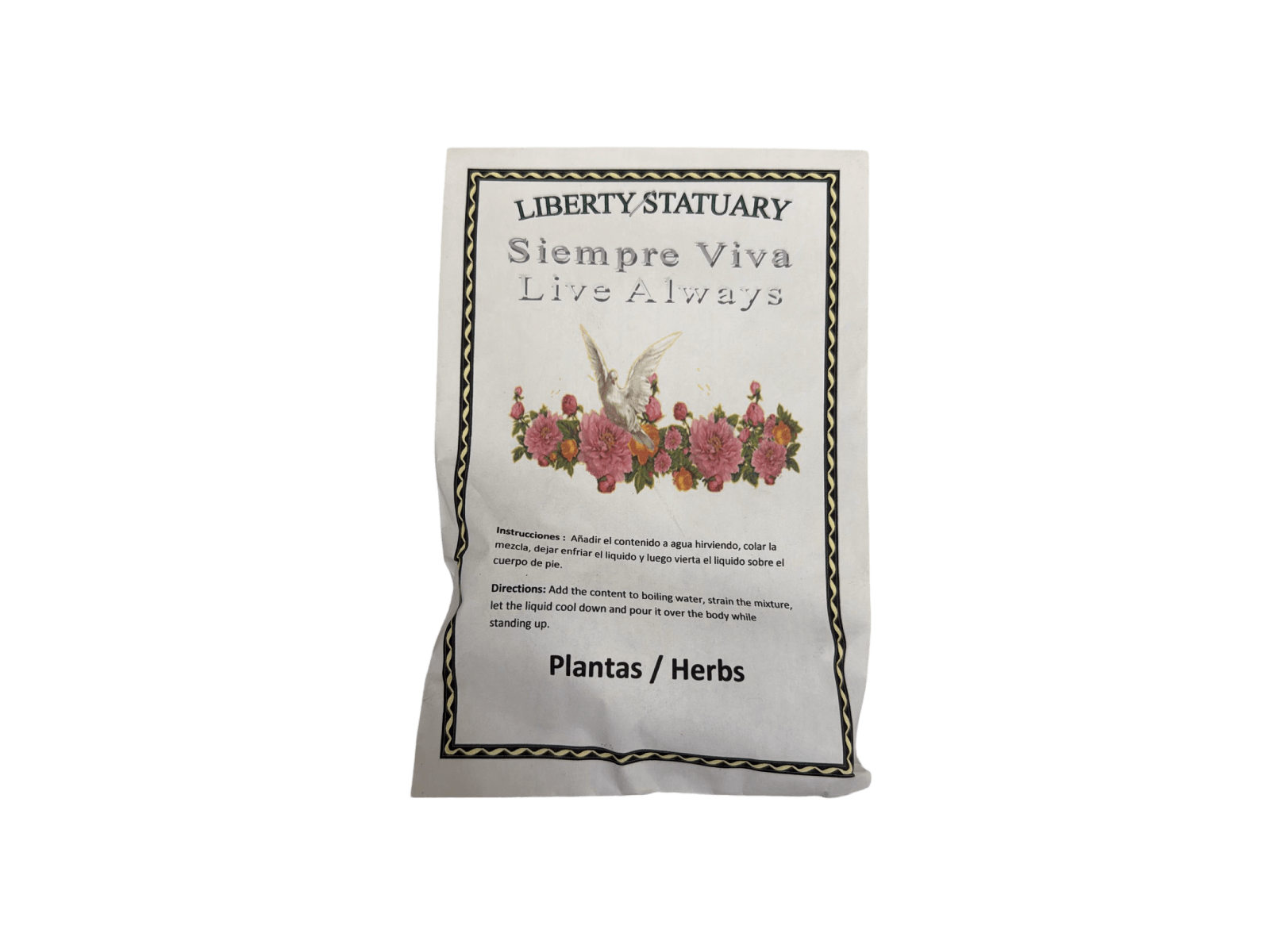 Siempre Viva _ Live Always Aromatic Plant Bath (Baño de Plantas Aromáticas)